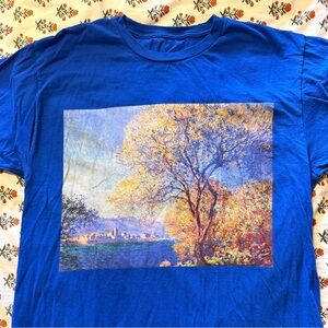 Blue Monet Oversized T-Shirt